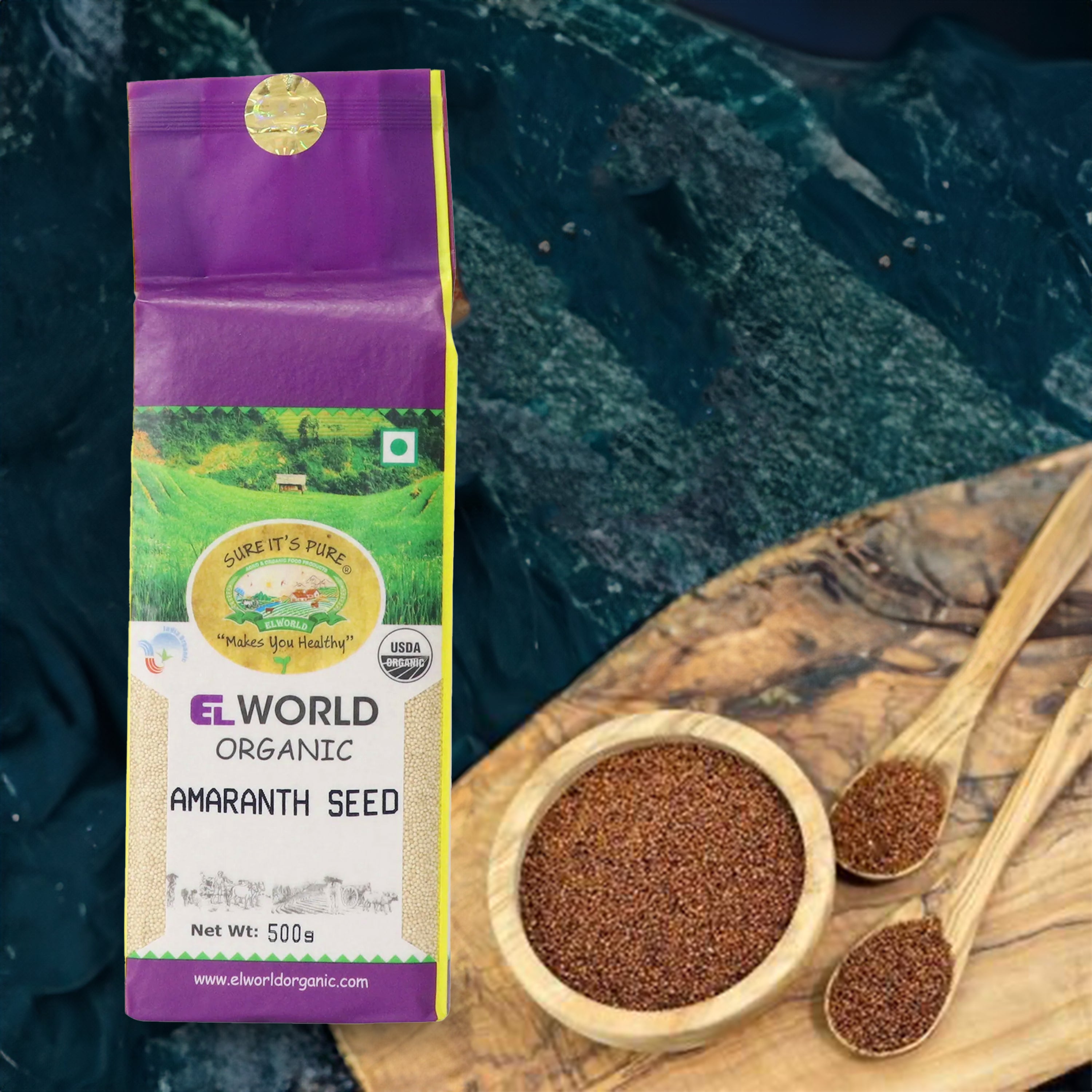 Elworld Agro & Organic Food Products Amaranth Seed 500 g