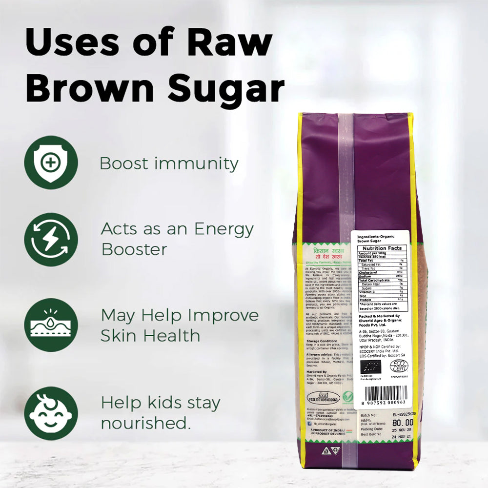 Elworld Agro & Organic Food Products Brown Sugar
