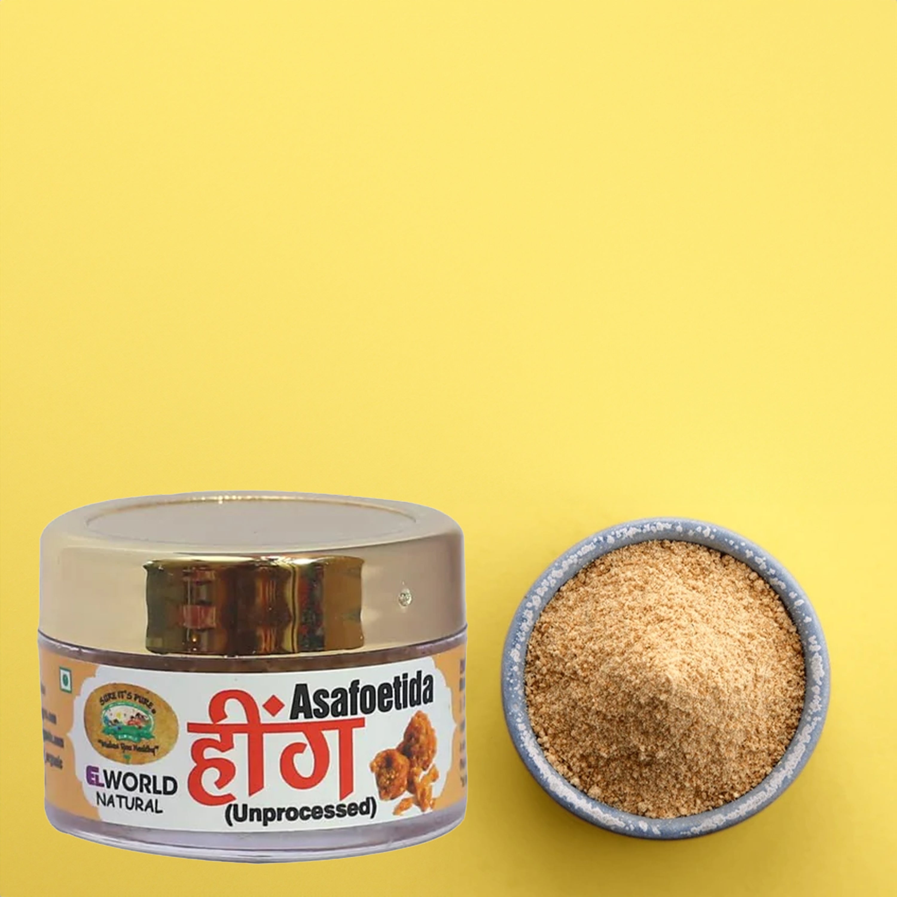 Elworld Agro & Organic Food Products Crystallized Heeng (Asafoetida) - 10g