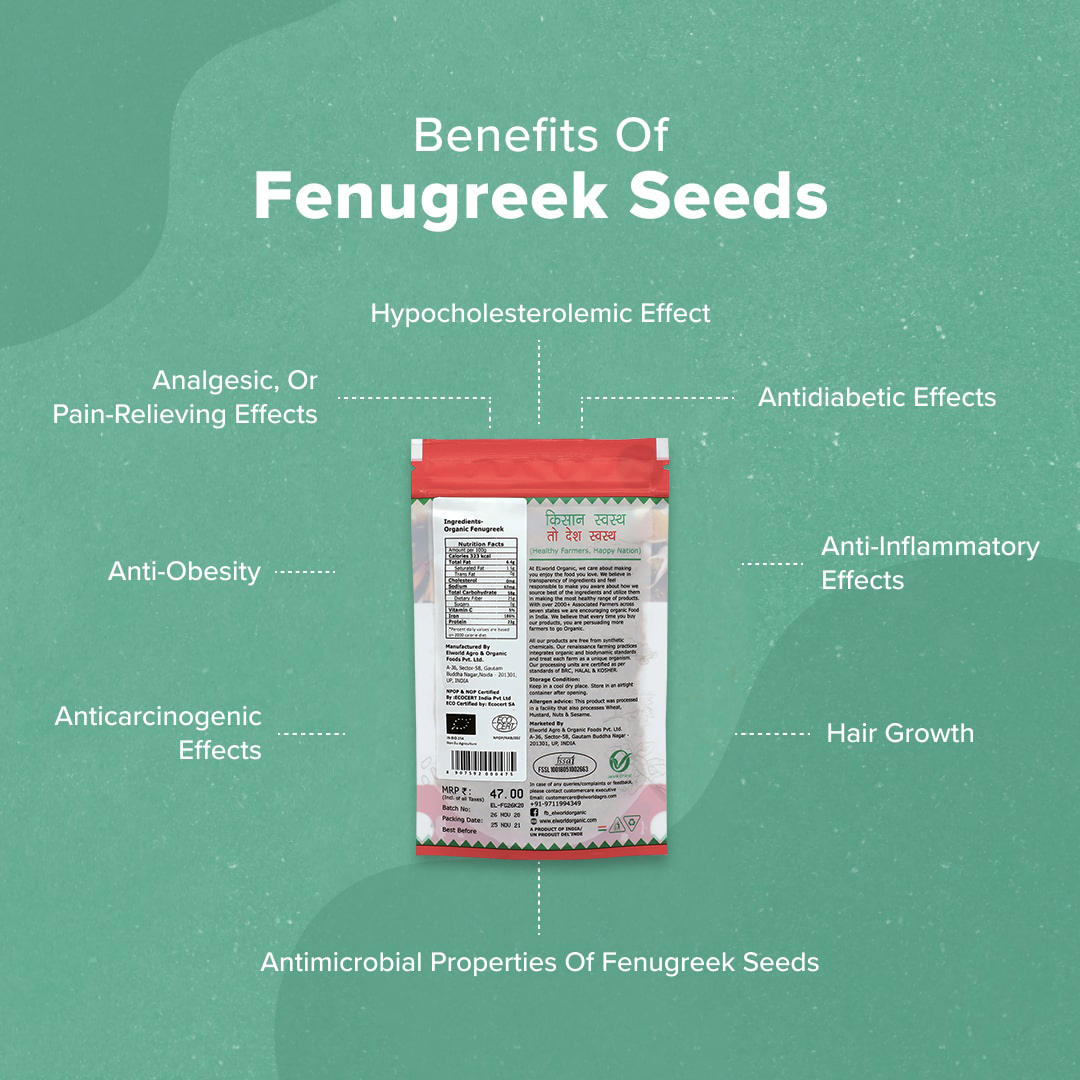 Elworld Agro & Organic Food Products Fenugreek Methi 100 g