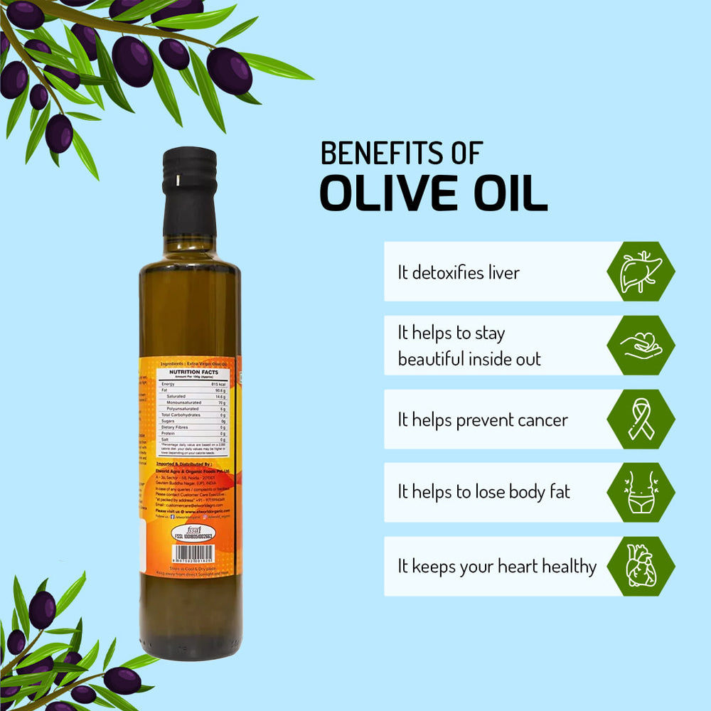 Elworld Agro & Organic Food Products Kalamata Extra Virgin Olive Oil 500 ml