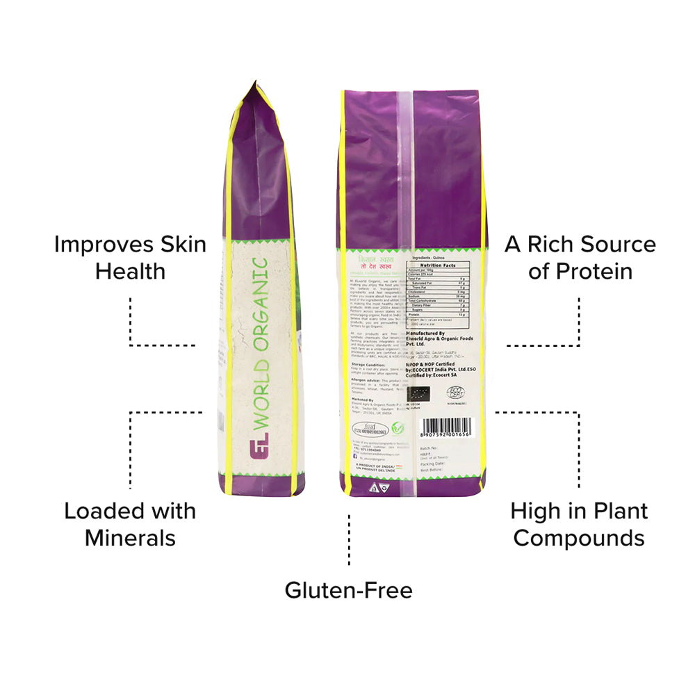 Elworld Agro & Organic Food Products Quinoa Flour 500 g