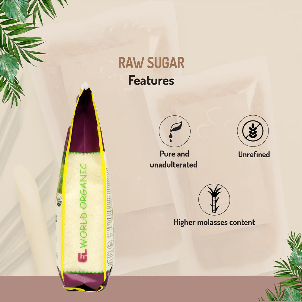 Elworld Agro & Organic Food Products Raw Sugar
