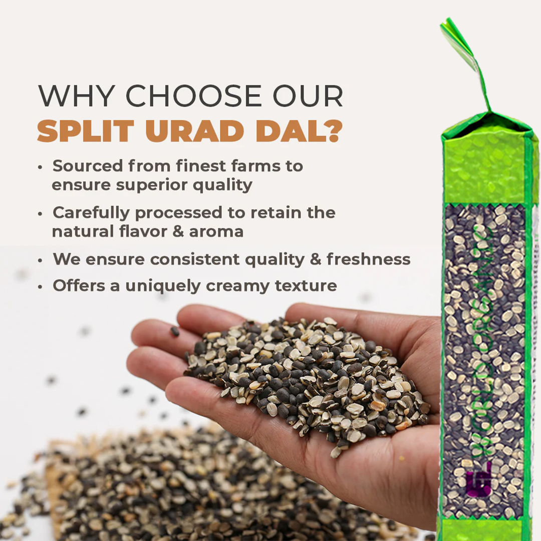 Elworld Agro & Organic Food Products Urad Split