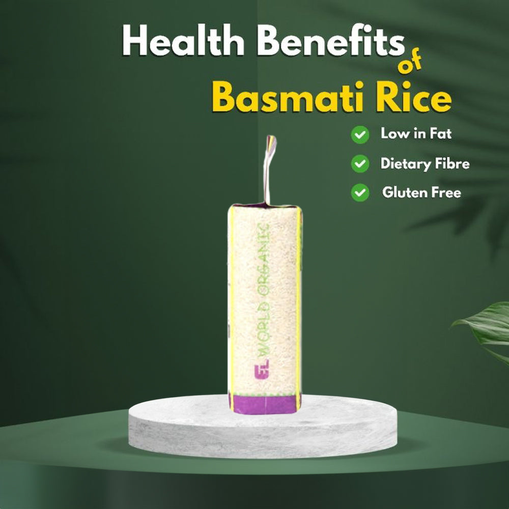 Elworld Organic Traditional Premium Basmati Rice- 1 Kg