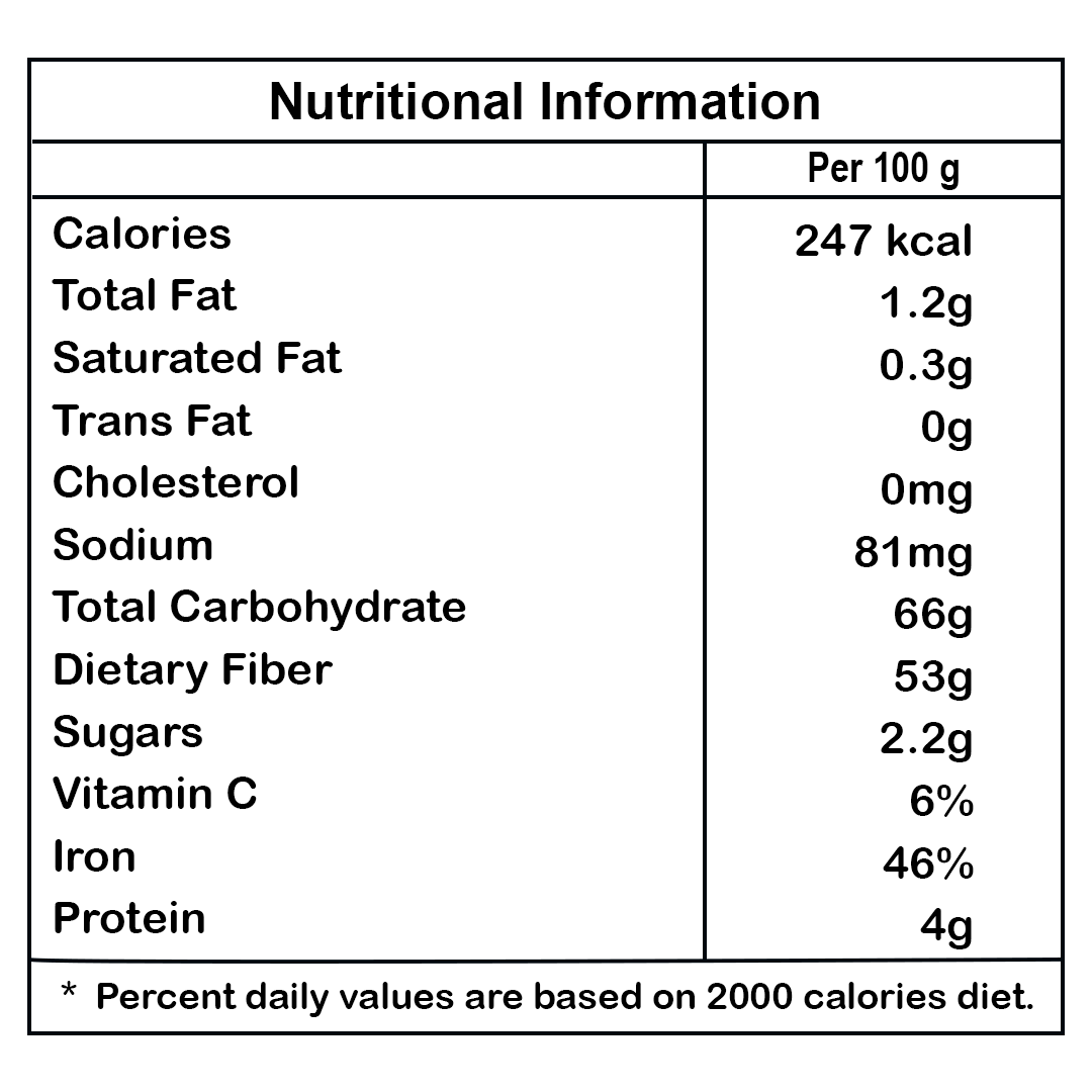 Elworld Agro & Organic Food Products Cinnamon (Dalchini) - 50g