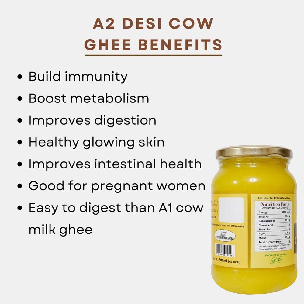 Elworld Agro & Organic Food Products A2 Desi Cow Ghee - Elworld Organic