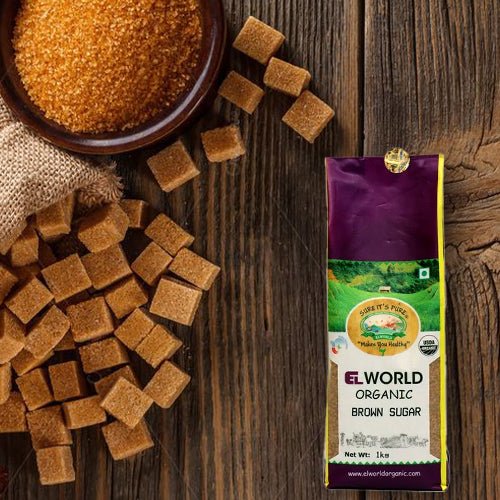 ELWORLD AGRO & ORGANIC FOOD PRODUCTS BROWN SUGAR 1 KILOGRAM - Elworld Organic