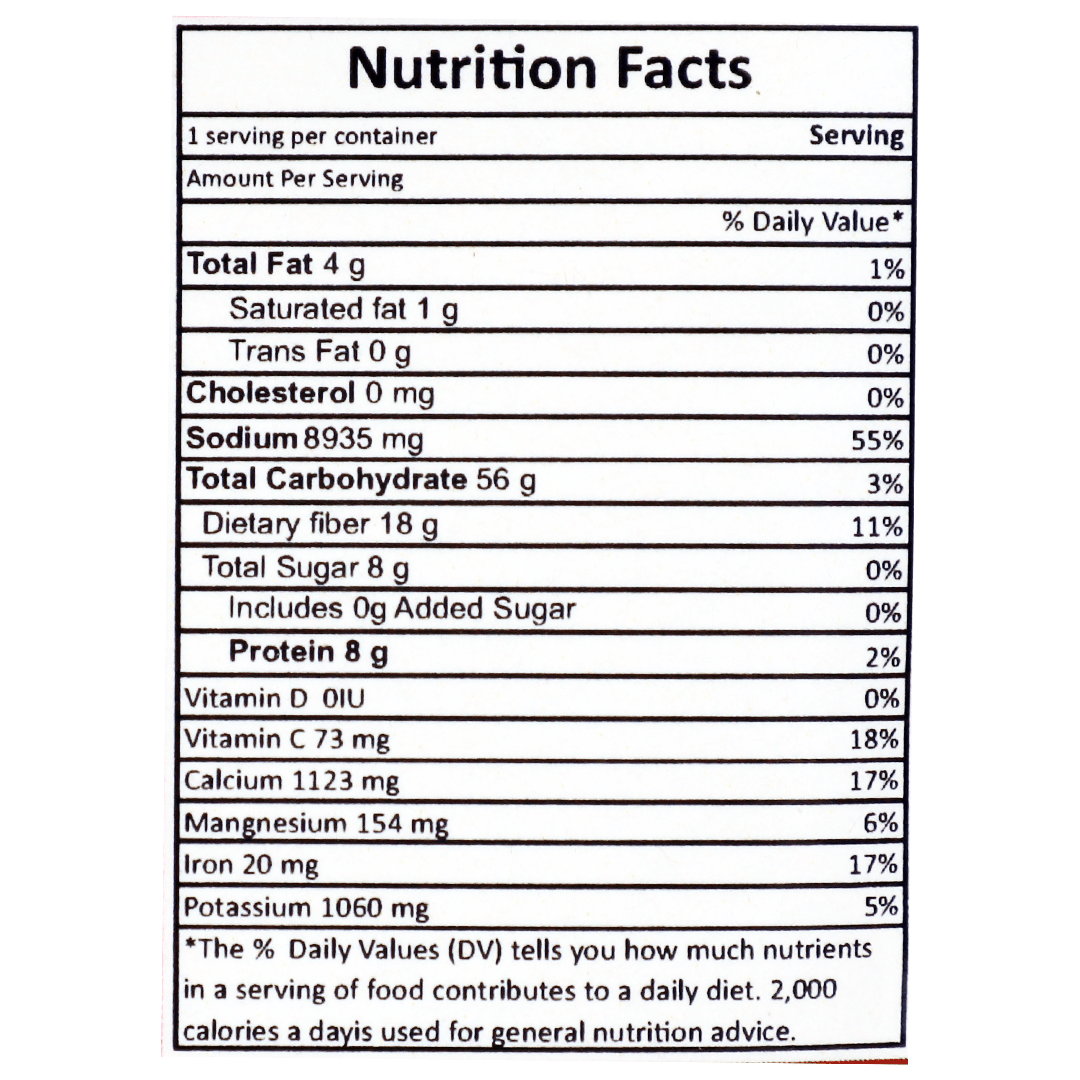 Elworld Agro & Organic Food Products Buknoo Masala - 100g - Elworld Organic