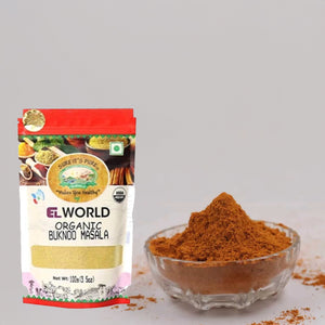 Elworld Agro & Organic Food Products Buknoo Masala - 100g - Elworld Organic