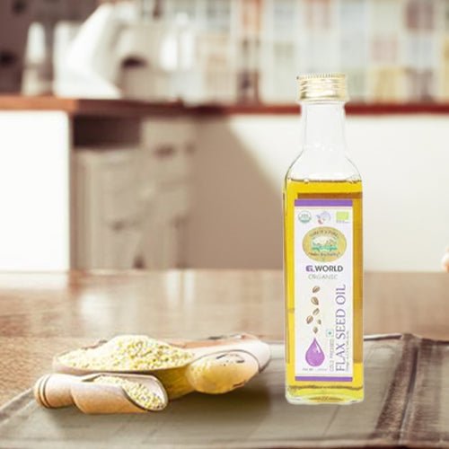 Elworld Agro & Organic Food Products Flaxseed Alsi/Teesi Oil - Elworld Organic
