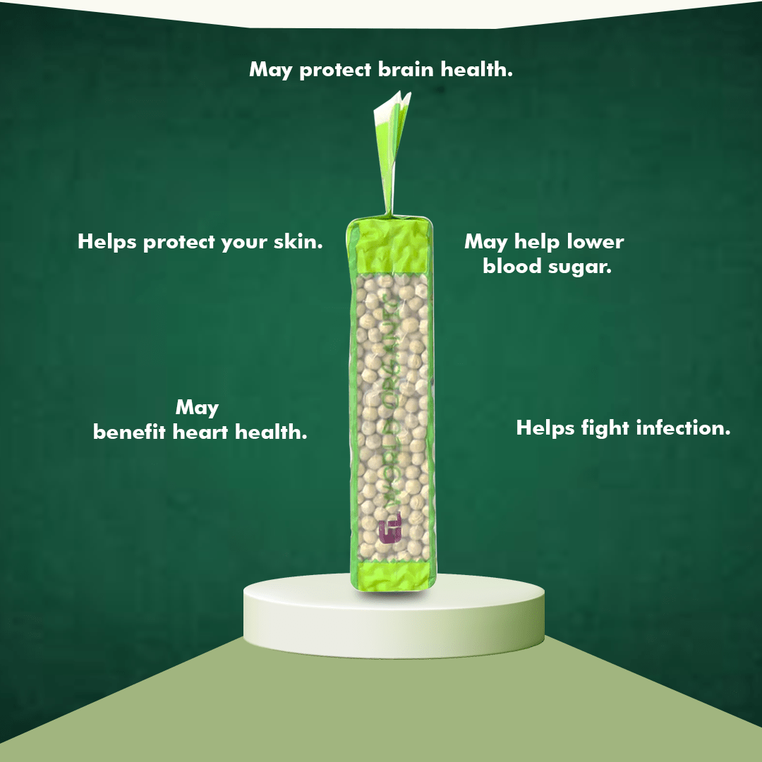 Elworld Agro & Organic Food Products Green Peas 500 g - Elworld Organic