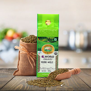 Elworld Agro & Organic Food Products Moong Whole/Sabut - Elworld Organic