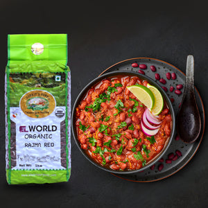 Elworld Agro & Organic Food Products Red Rajma (Red Kidney Beans) - Elworld Organic