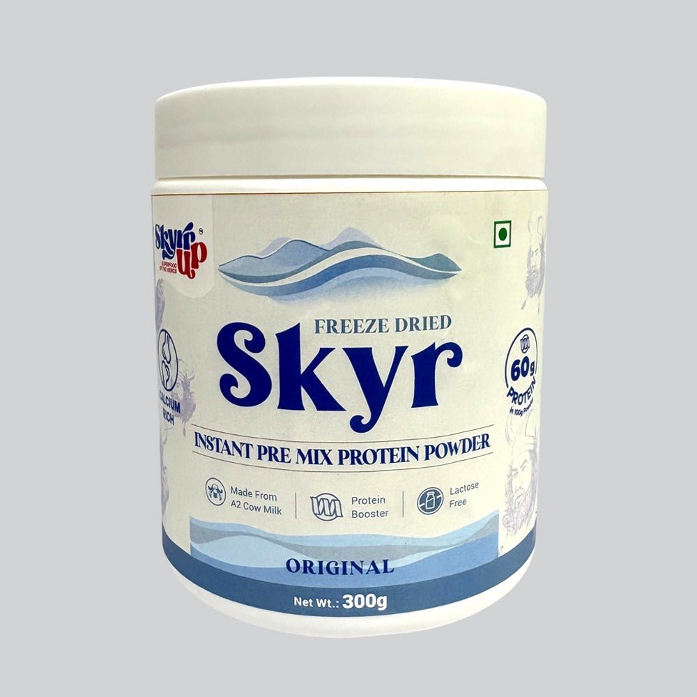 Freeze Dried Skyr – Instant Pre Mix High Protein Powder (Original) – 300g - Elworld Organic