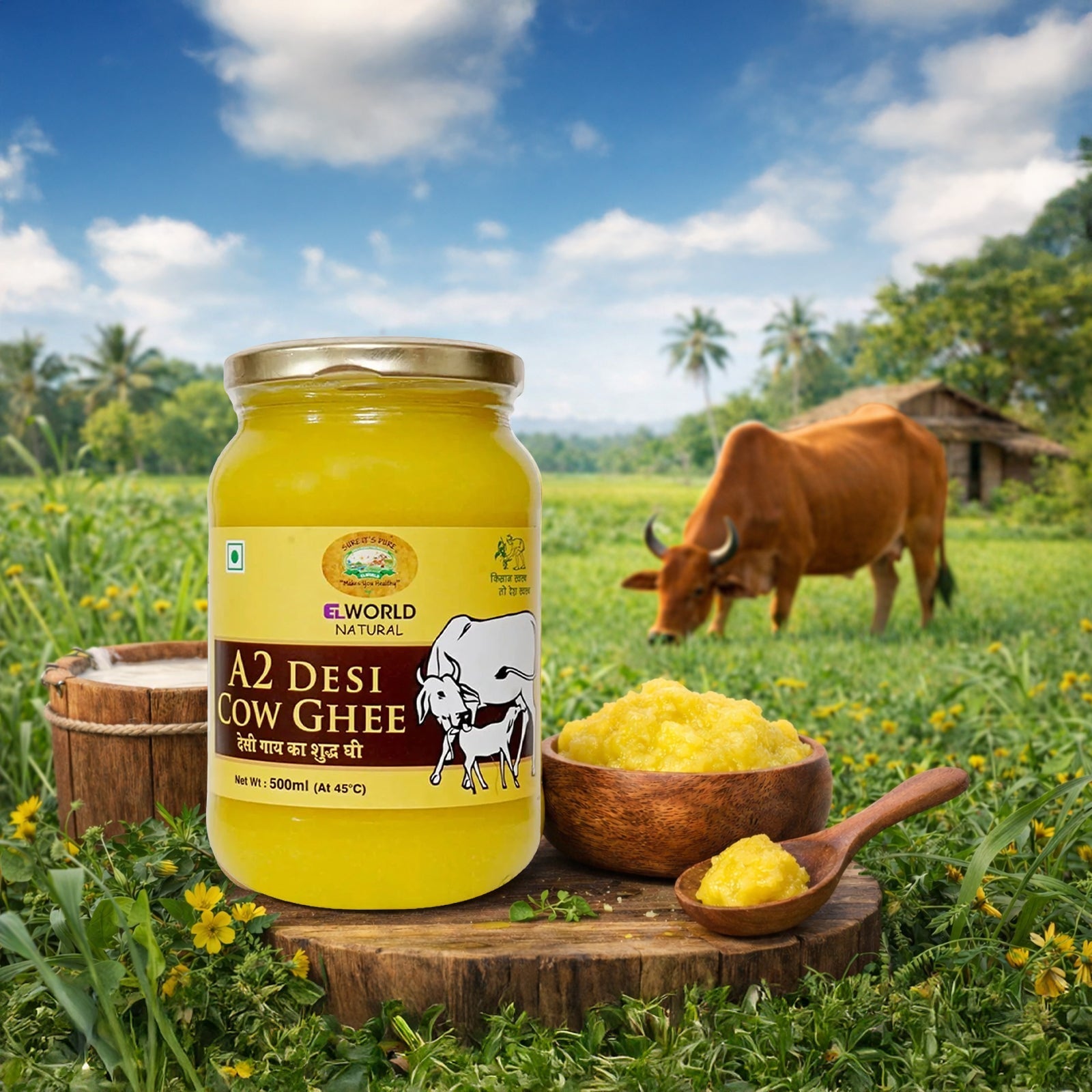 Why Elworld Organic A2 Desi Ghee Is Grainy – And Why That’s a Sign of Purity - Elworld Organic