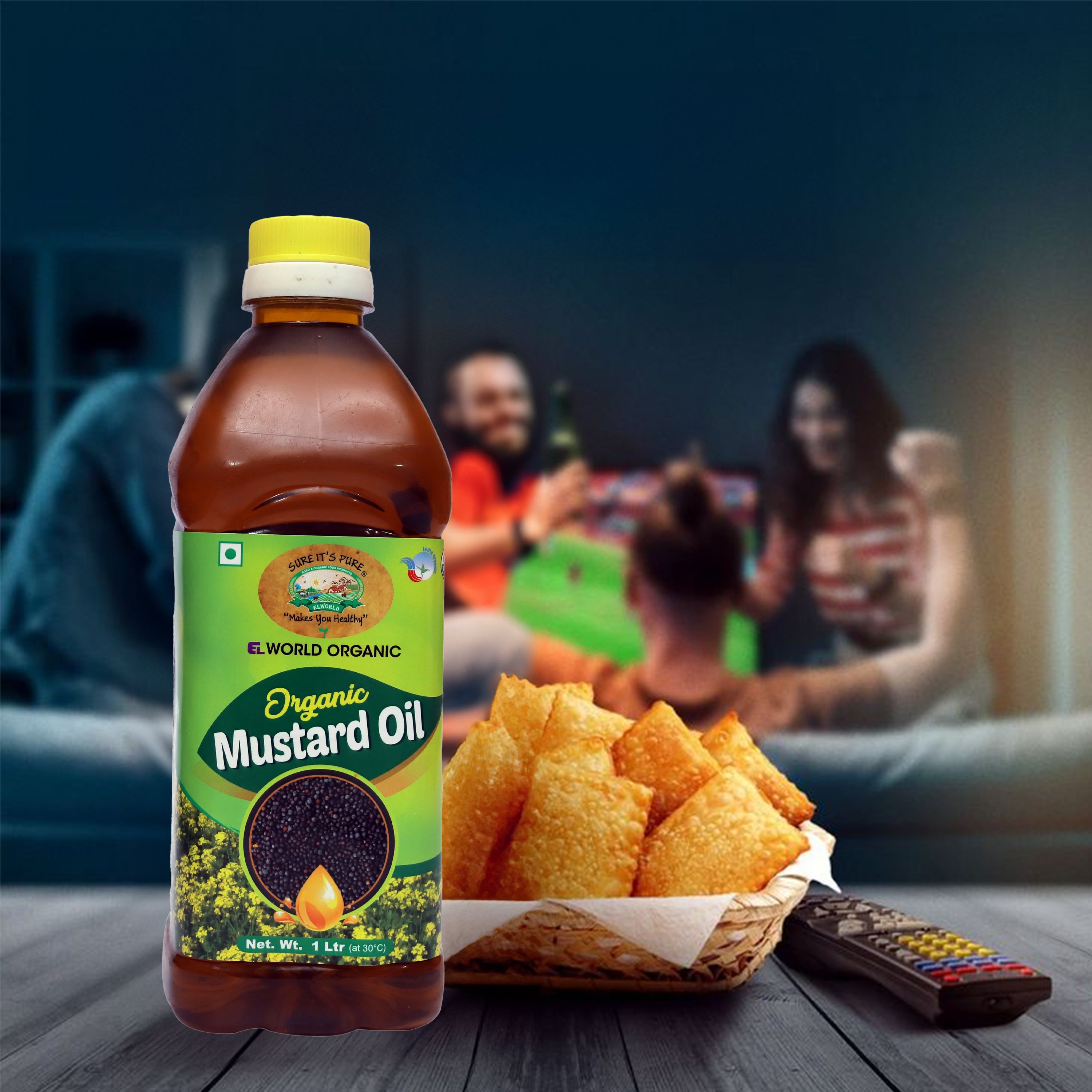 Elworld Agro & Organic Food Products Mustard Oil