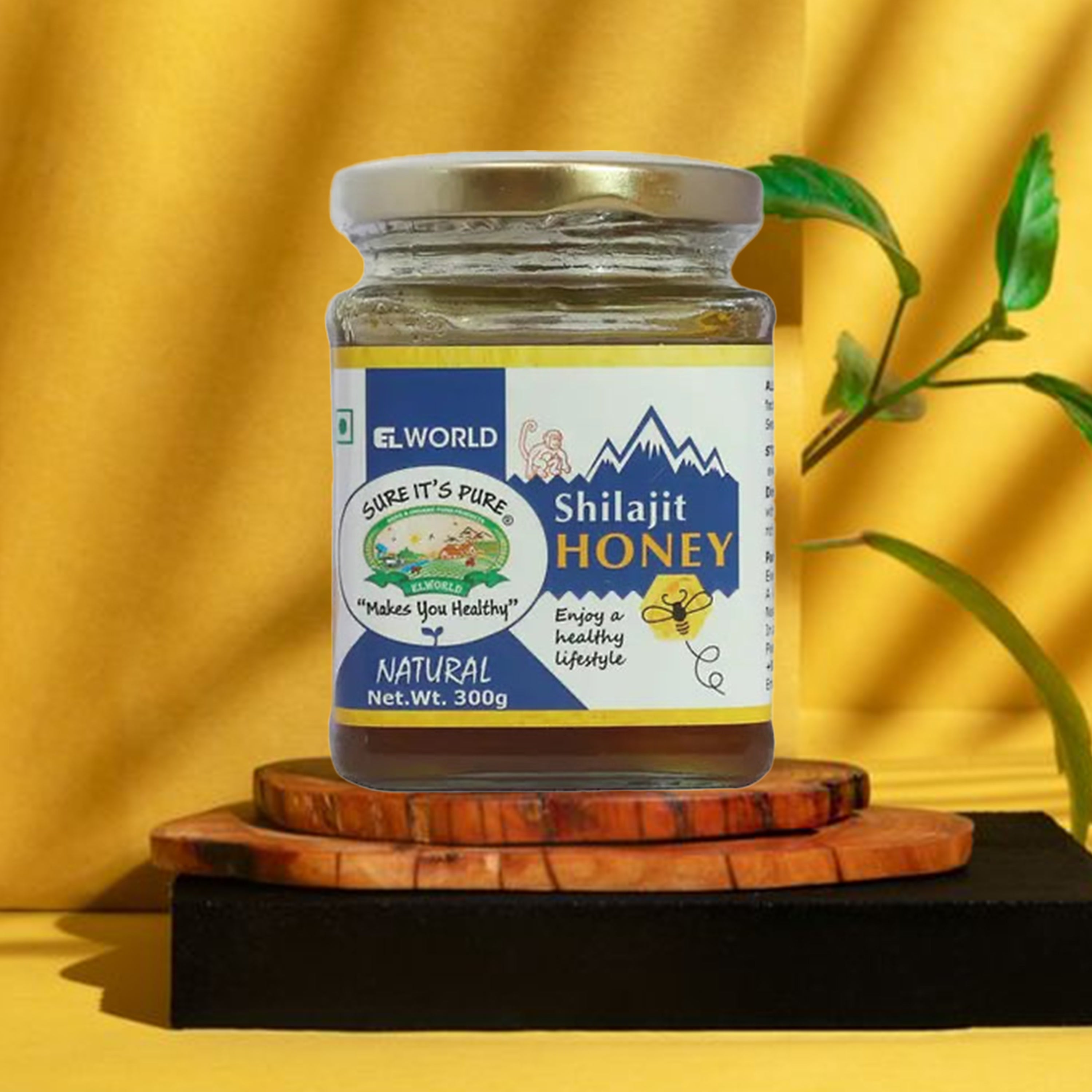 Elworld Agro & Organic Food Products Shilajit Honey - 300 GRM