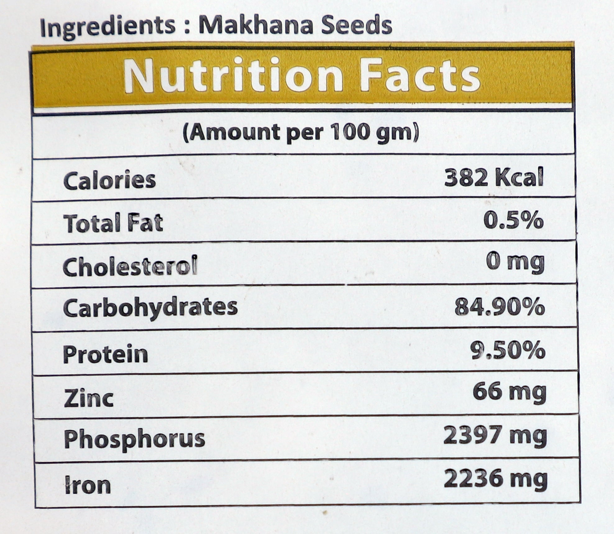 Elworld Agro & Organic Food Products Natural Makhana/Foxnut