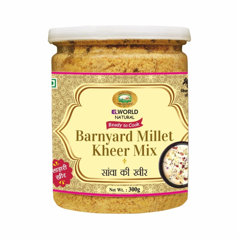 Elworld Agro & Organic Food Products Barnyard Millet Kheer Mix 300 g - Elworld Organic