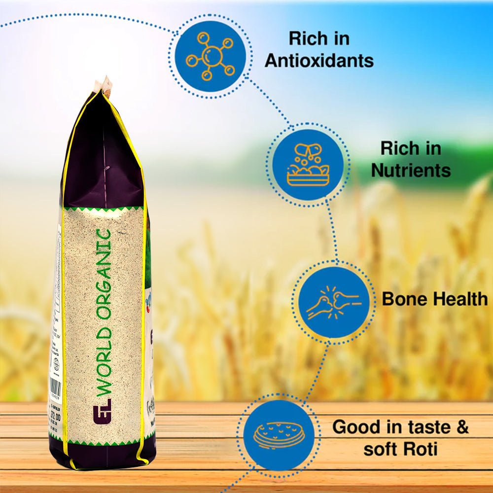 Elworld Agro & Organic Food Products Black Wheat Flour - Elworld Organic