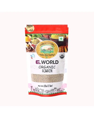 Elworld Agro & Organic Food Products Carom/Ajwain Seed 100 g - Elworld Organic