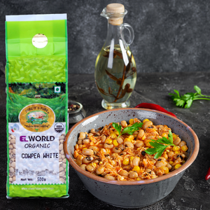 Elworld Agro & Organic Food Products Cowpea 500 g - Elworld Organic