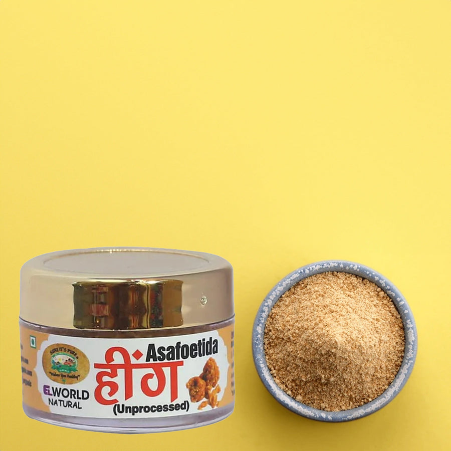 Elworld Agro & Organic Food Products Crystallized Heeng (Asafoetida) - 10g - Elworld Organic