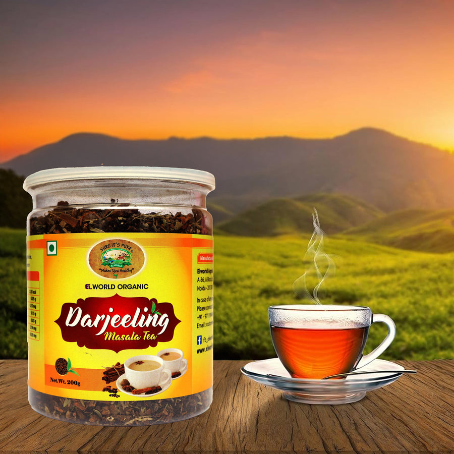 Elworld Agro & Organic Food Products Darjeeling Tea Masala - 200g - Elworld Organic