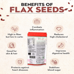 Elworld Agro & Organic Food Products Flaxseed (Alsi/ Teesi) - 100g - Elworld Organic