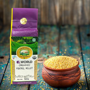 Elworld Agro & Organic Food Products Foxtail Millet 500 g - Elworld Organic