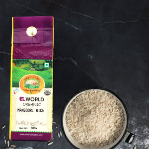 Elworld Agro & Organic Food Products Mansoori Rice - Elworld Organic
