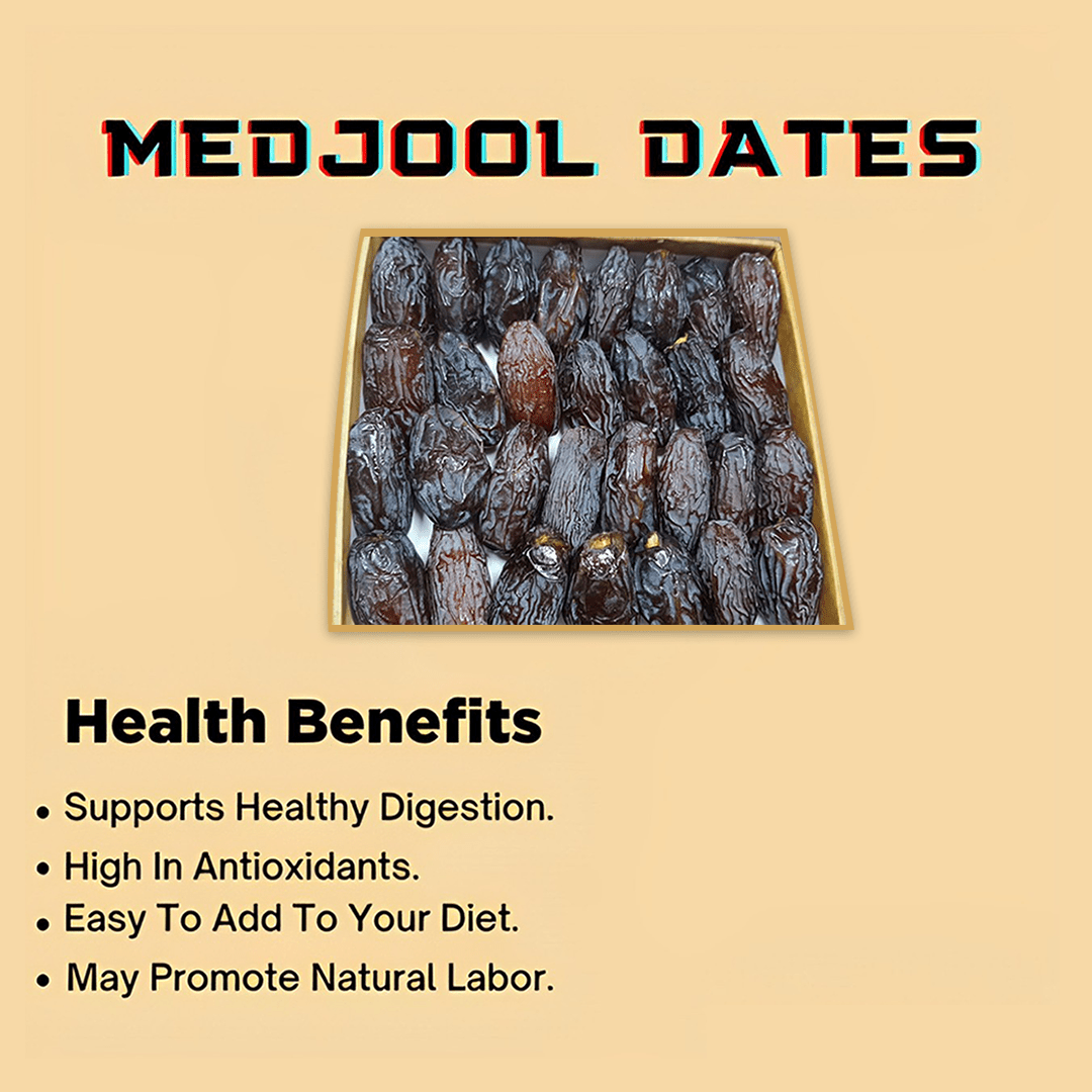 Elworld Agro & Organic Food Products Medjoul Dates 500 g - Elworld Organic