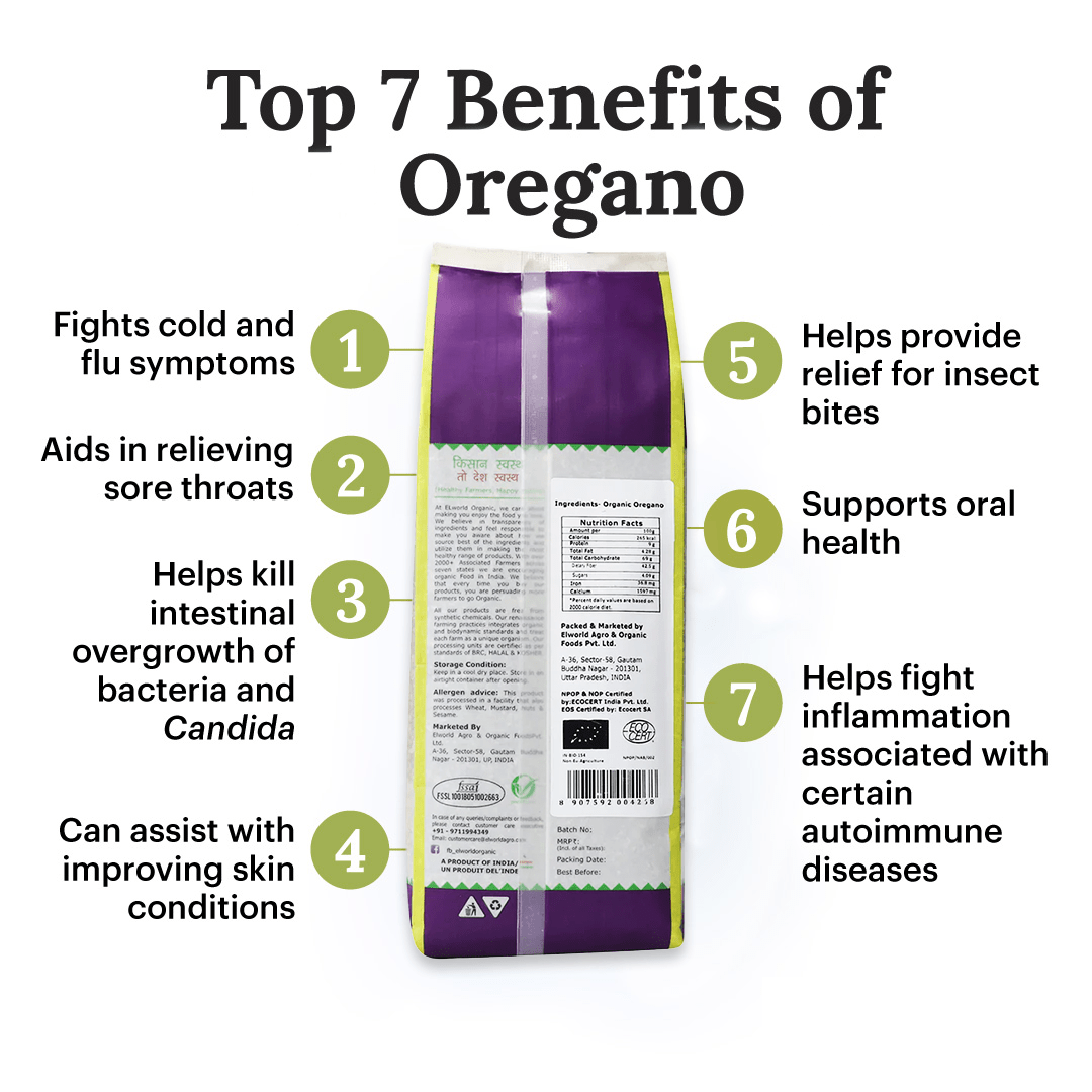 Elworld Agro & Organic Food Products Oregano - Elworld Organic