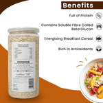 Elworld Agro & Organic Food Products Plain Oats 500 g - Elworld Organic