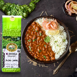 Elworld Agro & Organic Food Products Rajma Jammu (Kidney Beans) - 500 grams - Elworld Organic