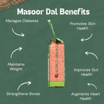 Elworld Agro & Organic Food Products Red Lentil Malka Masoor - Elworld Organic