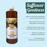 Elworld Agro & Organic Food Products Safflower Seed Oil 1 ltr - Elworld Organic