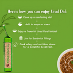 Elworld Agro & Organic Food Products Urad Split Washed - Elworld Organic