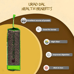 Elworld Agro & Organic Food Products Urad Whole - Elworld Organic