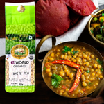 Elworld Agro & Organic Food Products White Peas 500 g - Elworld Organic