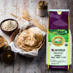 Elworld Agro & Organic Food Products Whole Sharbati Wheat Flour - Elworld Organic