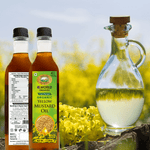 Elworld Agro & Organic Food Products Yellow Mustard Oil 1 ltr - Elworld Organic