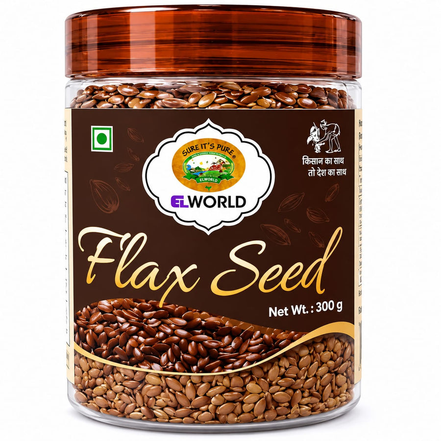 ELWORLD Flax Seeds (Alsi) - 300g - Elworld Organic