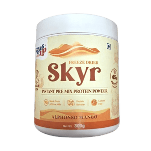 Freeze Dried Skyr Protein Powder – Alphonso Mango Flavor (300g) - Elworld Organic