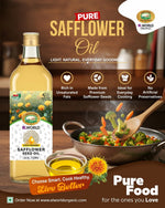 Safflower Seed Oil 1 ltr - Elworld Organic