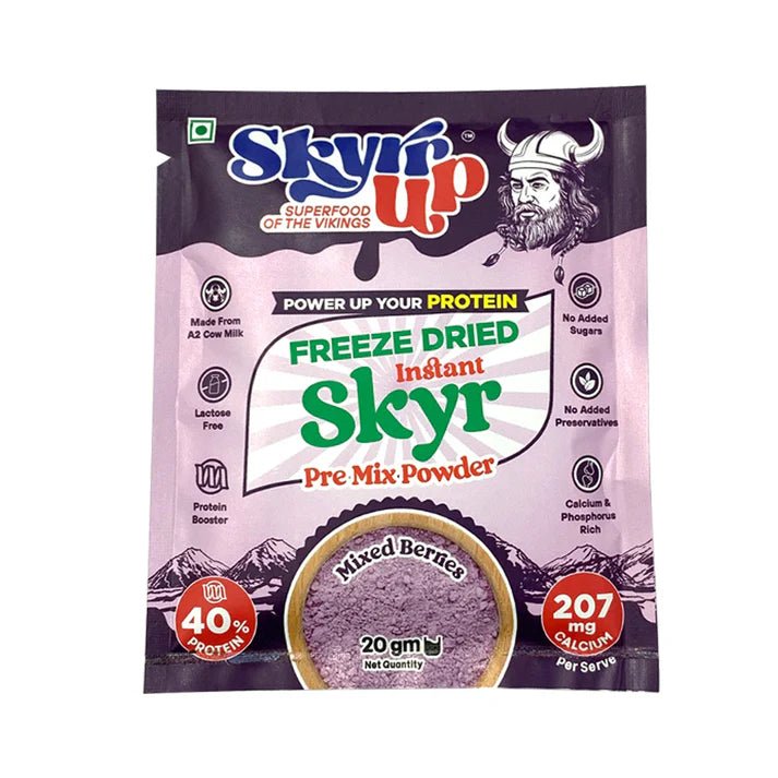Skyr - Pre Mix Mix Berries (Pack of 3) - 20g each - Elworld Organic
